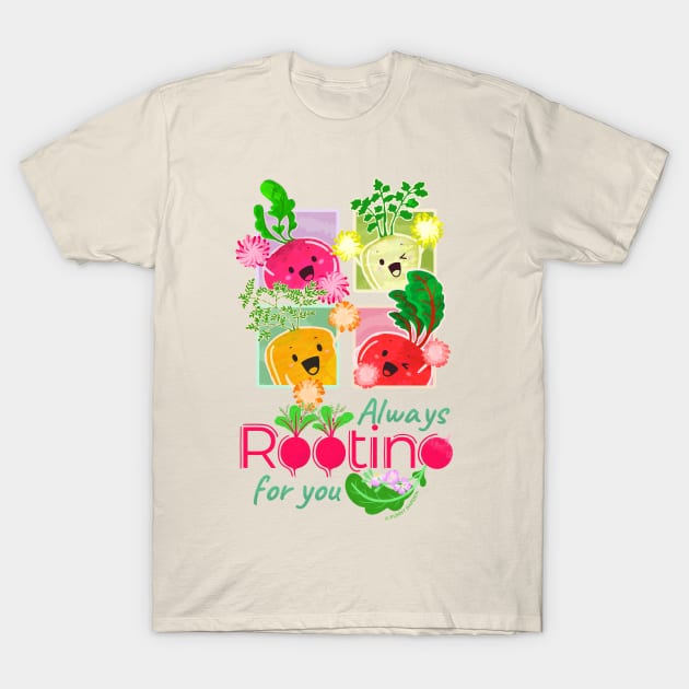 Always Rooting for You | Punny Garden T-Shirt by punnygarden